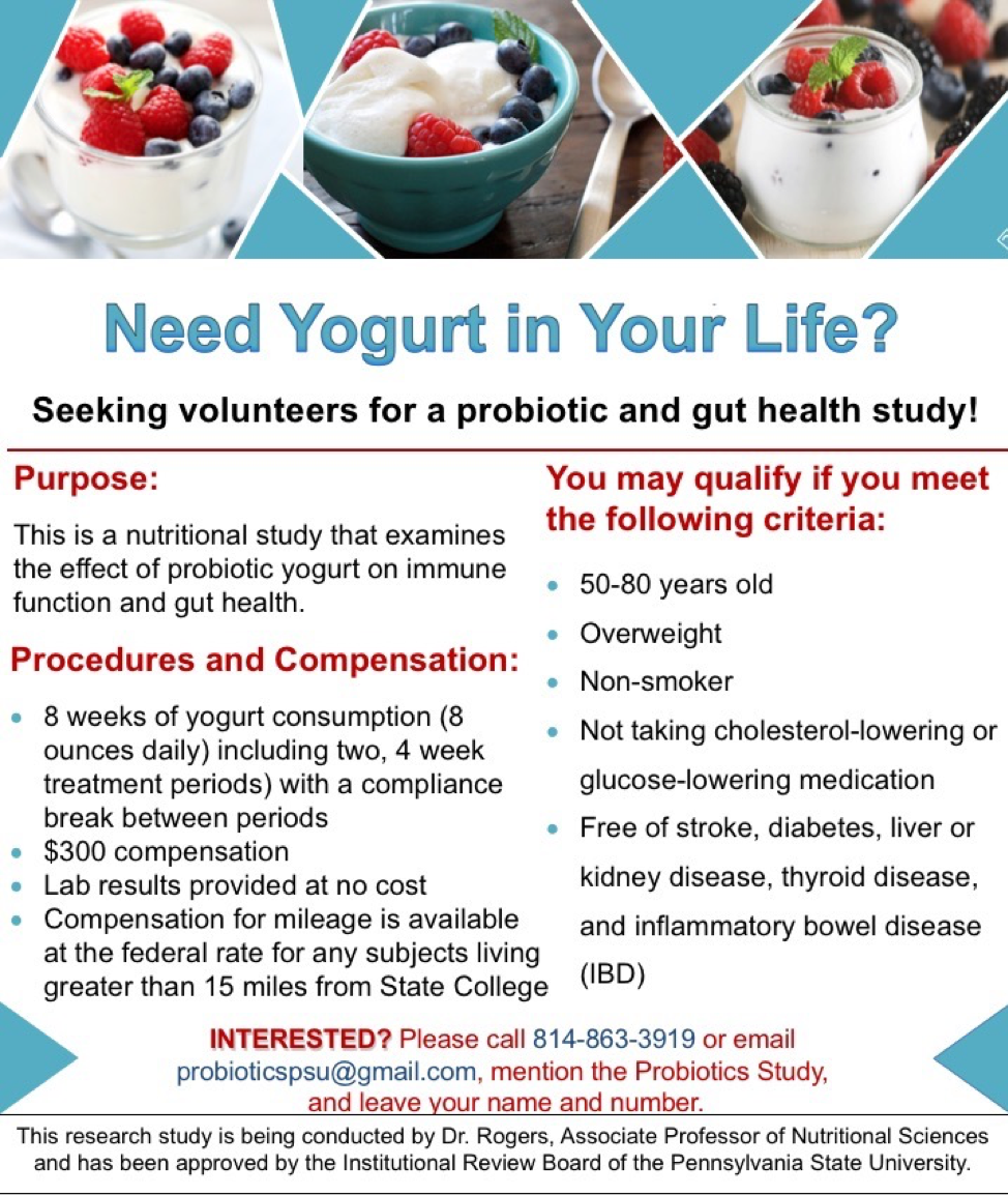 Yogurt Study Poster