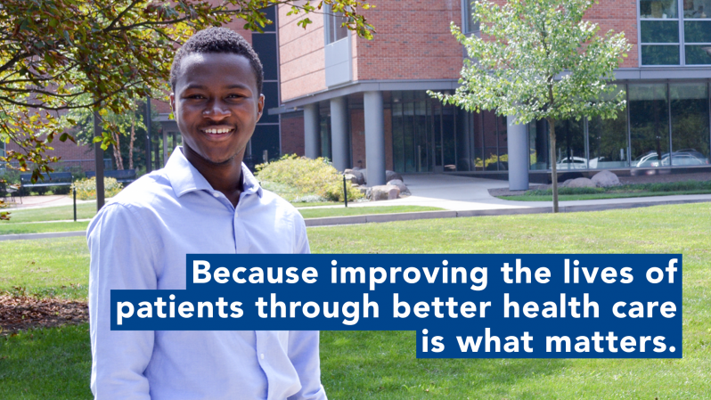 Manny Houndo - Because improving the lives of patients through better health care is what matters.